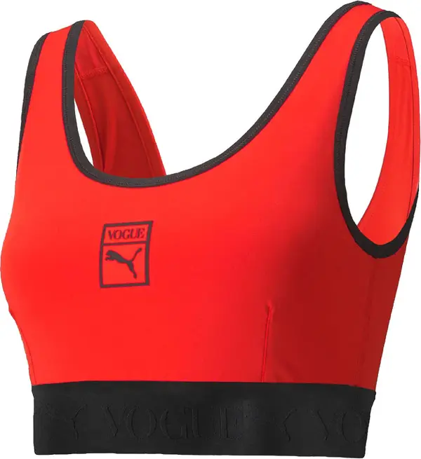 Puma Puma x Vogue Bra Top Жени - Бельо Puma - Червен - 534688_95-XS - Size: XS