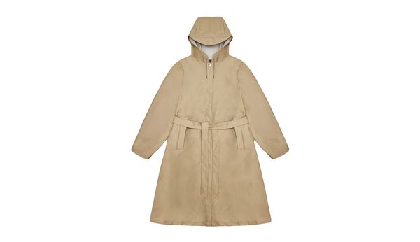 Rains Rains A-Line Longer W Jacket Sand