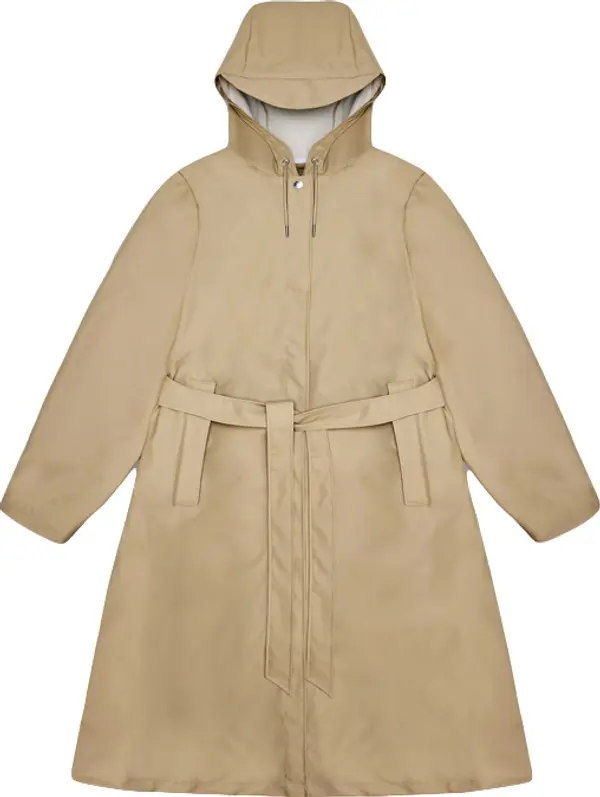 Rains Rains A-Line Longer W Jacket Sand Жени - Якета Rains - Светло кафяв - 12040-24-L - Size: L