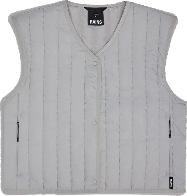 Rains Rains Banja Short Liner W Vest Жени - Якета Rains - Сив - 21650-123-S - Size: S