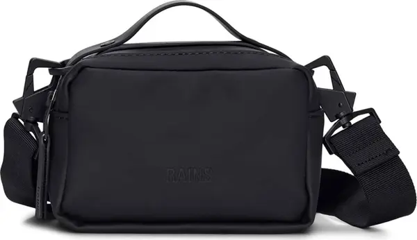 Rains Rains Box Bag Micro Black Unisex - Раници и чанти Rains - Черен - 14120-01-One-size - Size: One size