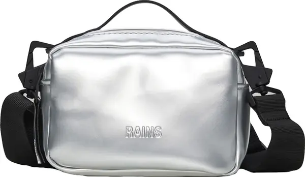 Rains Rains Box Bag Micro Mirror Unisex - Раници и чанти Rains - Silver - 14120-51-One-size - Size: One size