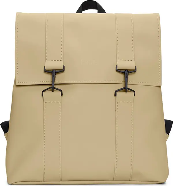 Rains Rains MSN Bag W3 Sand Unisex - Раници и чанти Rains - Светло кафяв - 13300-24-One-size - Size: One size
