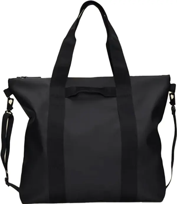 Rains Rains Tote Bag Black Unisex - Раници и чанти Rains - Черен - 14150-01-One-size - Size: One size