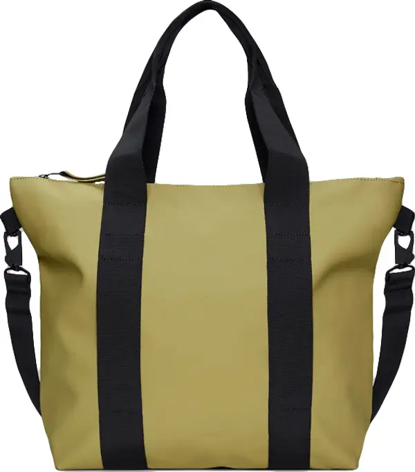 Rains Rains Tote Bag Mini Khaki Unisex - Раници и чанти Rains - Зелен - 14160-44-One-size - Size: One size