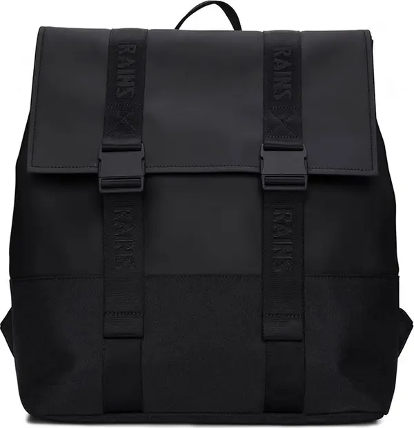 Rains Rains Trail MSN Bag Black Unisex - Раници и чанти Rains - Черен - 14300-01-One-size - Size: One size