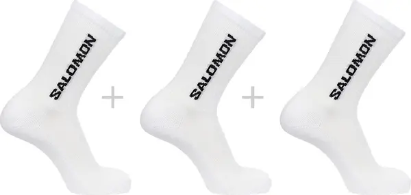 Salomon Salomon Everyday Crew 3-Pack Unisex - Чорапи Salomon - Бял - LC2086000-S - Size: S