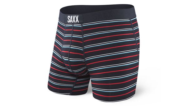 Saxx Saxx Vibe Boxer Brief Dk Ink Coast Stripe