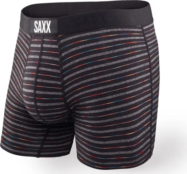 Saxx Saxx Vibe Boxer Brief Black Gradient Stripe Мъже - Бельо Saxx - Черен - SXBM35GRS-S - Size: S