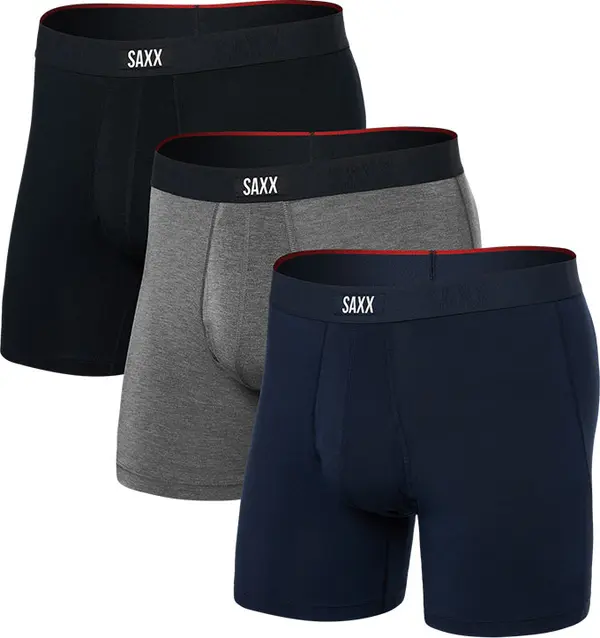 Saxx Saxx Vibe Xtra (3 Pack) Soft Comfort Boxer Brief 6" Мъже - Бельо Saxx - Многоцветен - SXPP3VX-BHN-XL - Size: XL