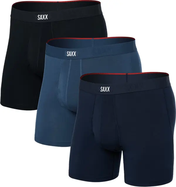 Saxx Saxx Vibe Xtra (3 Pack) Soft Comfort Boxer Brief 6" Мъже - Бельо Saxx - Многоцветен - SXPP3VX-DKD-M - Size: M