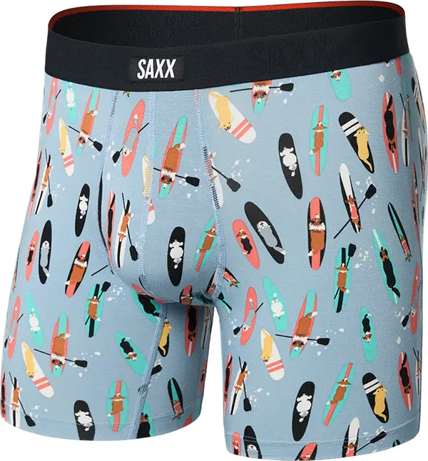 Saxx Saxx Vibe Xtra Soft Comfort Boxer Brief 6" Мъже - Бельо Saxx - Многоцветен - SXVX24F-SDT-XL - Size: XL