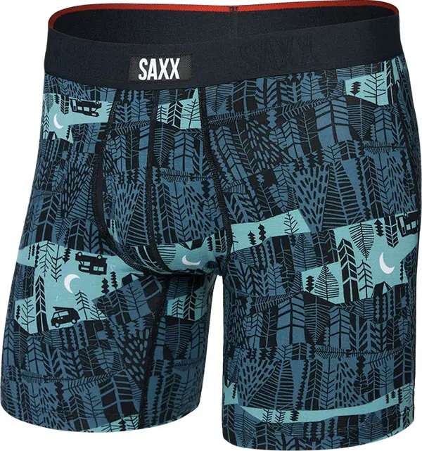 Saxx Saxx Vibe Xtra Soft Comfort Boxer Brief 6" Мъже - Бельо Saxx - Син - SXVX24F-TCL-XL - Size: XL