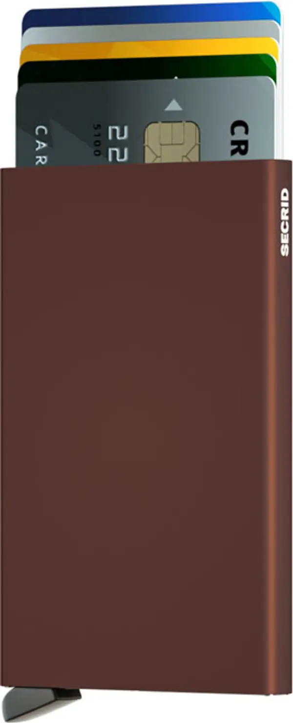 Secrid Secrid Cardprotector Brown Unisex - Портфейли Secrid - Кафяв - C-BROWN-One-size - Size: One size