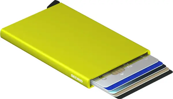 Secrid Secrid Cardprotector Lime Unisex - Портфейли Secrid - Жълт - C-Lime-One-size - Size: One size