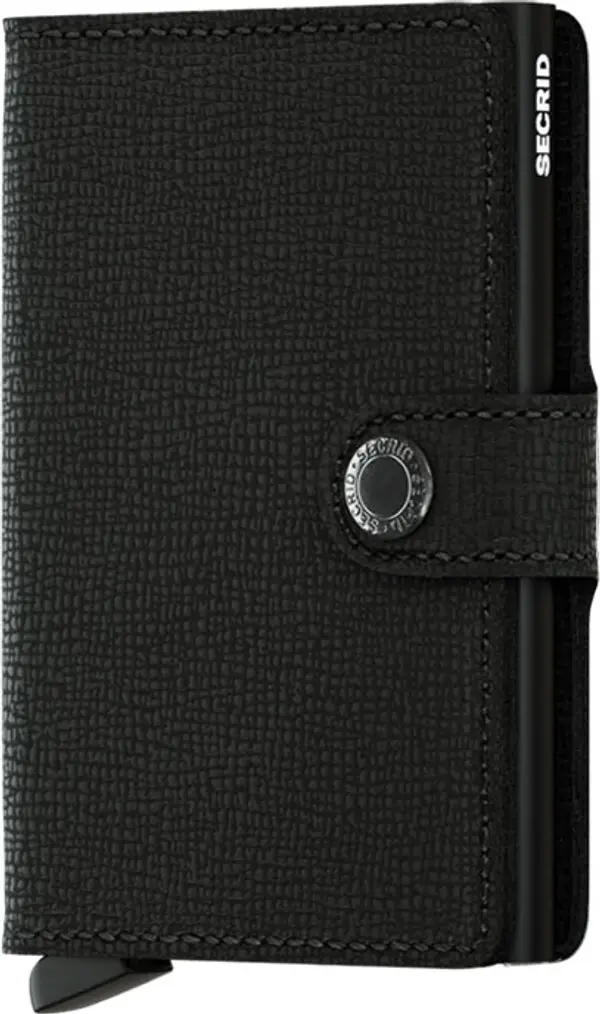 Secrid Secrid Miniwallet Crisple Black Unisex - Портфейли Secrid - Черен - MC-Black-One-size - Size: One size