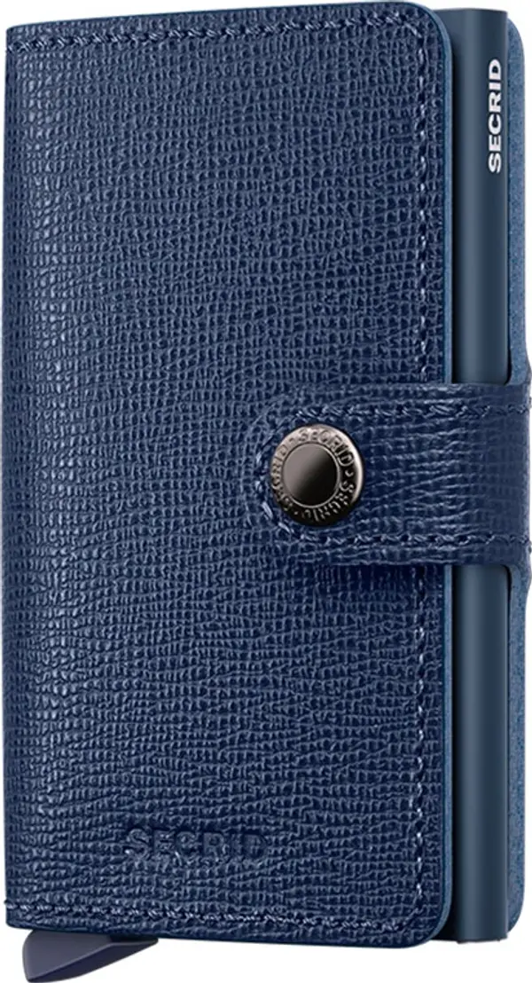 Secrid Secrid Miniwallet Crisple Navy Unisex - Портфейли Secrid - Син - MC-Navy-One-size - Size: One size