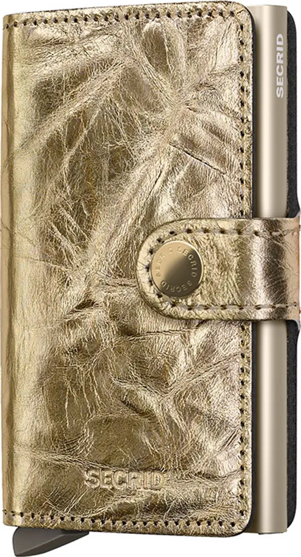 Secrid Secrid Miniwallet Crunch Gold Unisex - Портфейли Secrid - Gold - MCr-Gold-One-size - Size: One size