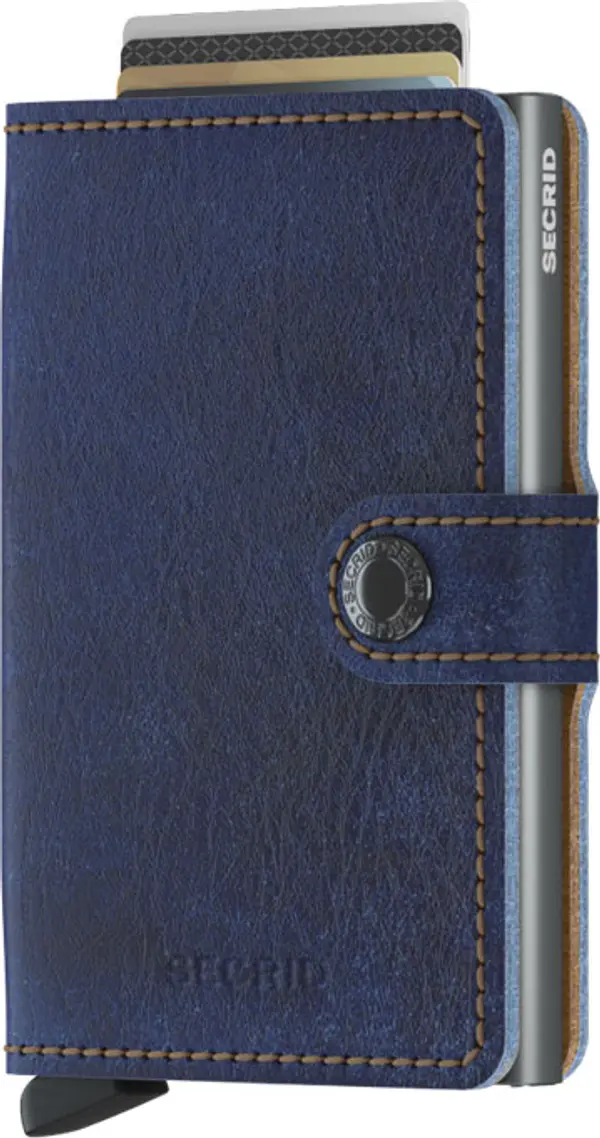 Secrid Secrid Miniwallet Indigo 5-Titanium Unisex - Портфейли Secrid - Син - MIn-5-Titanium-One-size - Size: One size