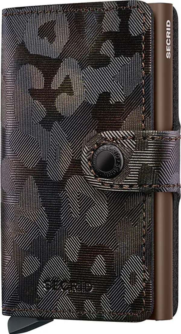 Secrid Secrid Miniwallet Jungle Brown Unisex - Портфейли Secrid - Кафяв - MJu-Brown-One-size - Size: One size