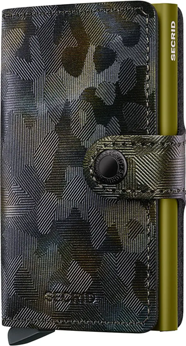 Secrid Secrid Miniwallet Jungle Moss Unisex - Портфейли Secrid - Многоцветен - MJu-Moss-One-size - Size: One size