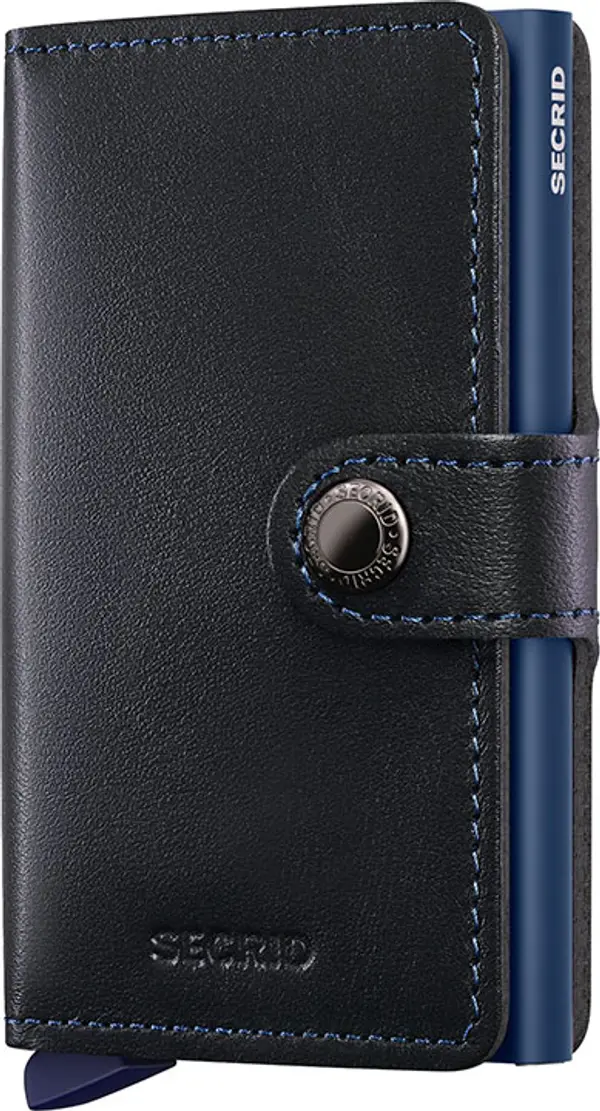 Secrid Secrid Miniwallet Original Black-Navy Unisex - Портфейли Secrid - Черен - M-Black-Navy-One-size - Size: One size