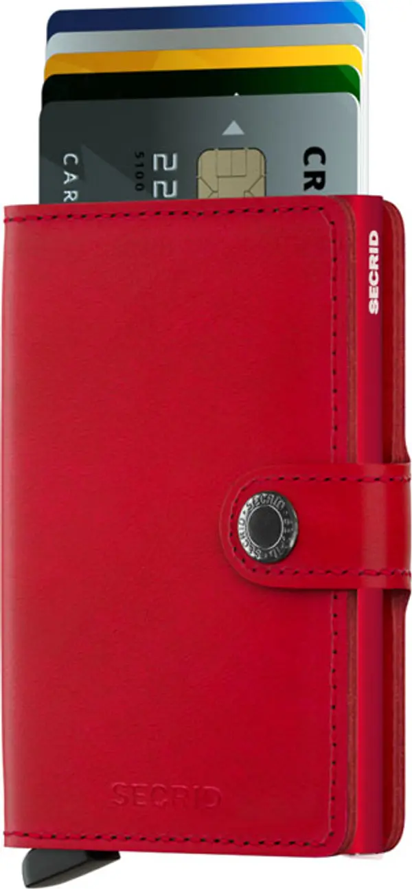Secrid Secrid Miniwallet Original Red-Red Unisex - Портфейли Secrid - Червен - M-RED-RED-One-size - Size: One size