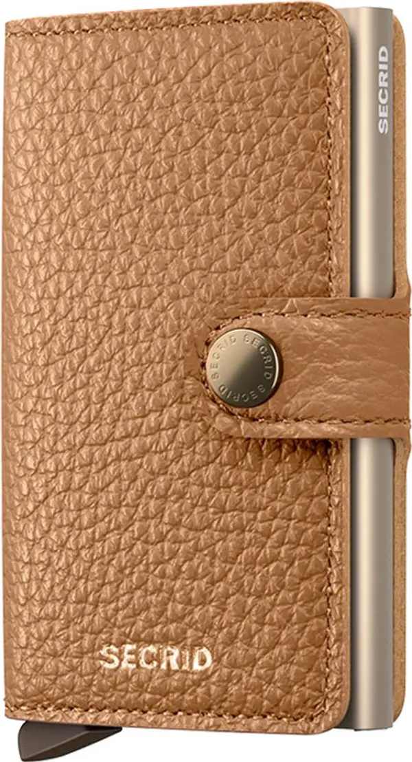 Secrid Secrid Miniwallet Pebble Cappuccino Unisex - Портфейли Secrid - Светло кафяв - MPe-Cappuccino-One-size - Size: One size