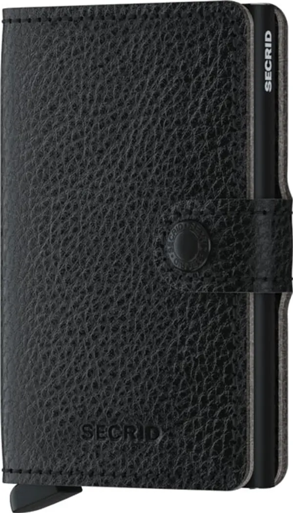 Secrid Secrid Miniwallet Tan Black-Black Unisex - Портфейли Secrid - Черен - MVg-Black-Black-One-size - Size: One size