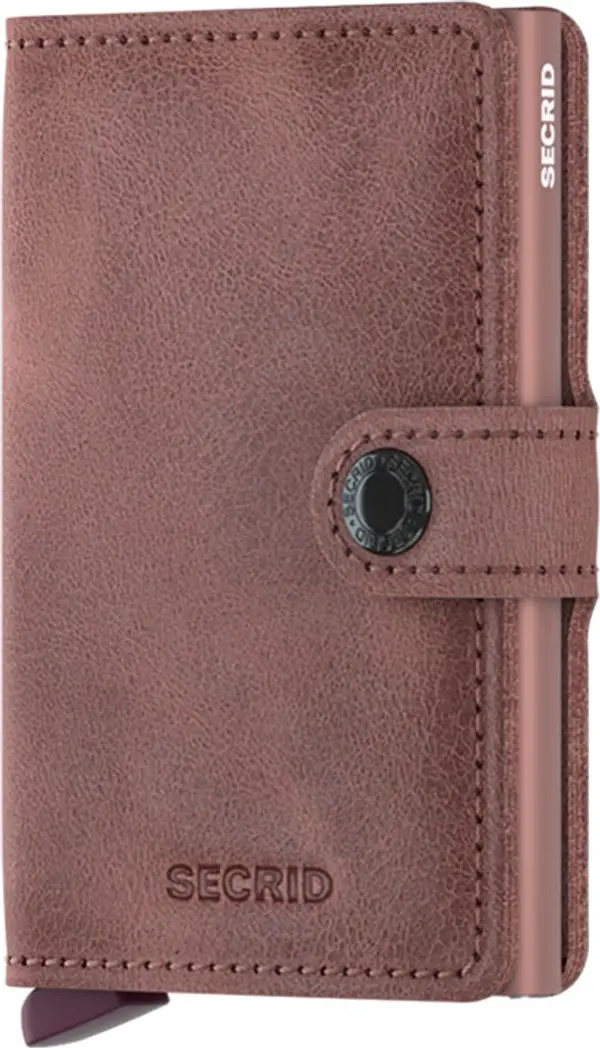 Secrid Secrid Miniwallet Vintage Mauve Unisex - Портфейли Secrid - Розов - MV-Mauve-One-size - Size: One size