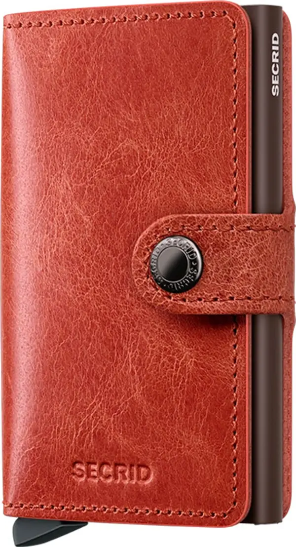 Secrid Secrid Miniwallet Vintage Orange Unisex - Портфейли Secrid - Оранжев - MV-Orange-One-size - Size: One size