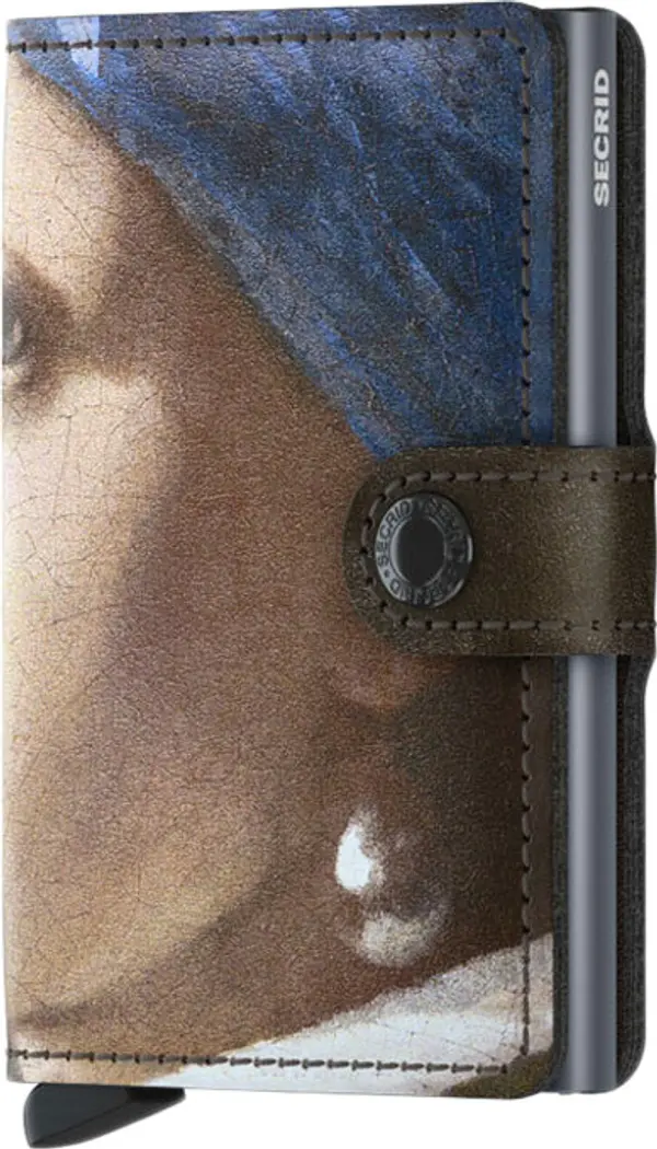 Secrid Secrid Miniwallet x Art Pearl Earring Unisex - Портфейли Secrid - Кафяв - MAr-Pearl-One-size-1 - Size: One size