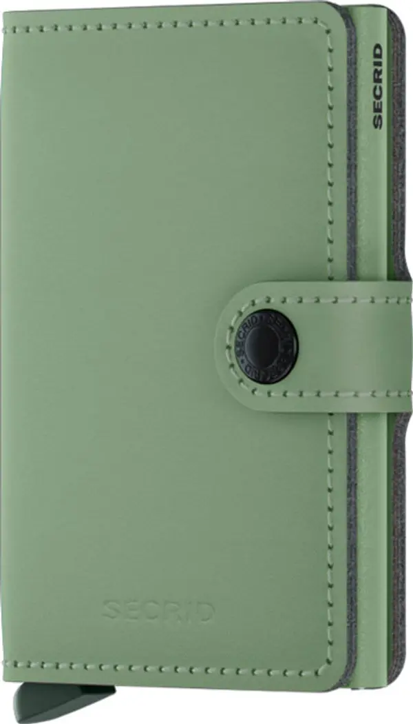 Secrid Secrid Miniwallet Yard Powder Pistachio Unisex - Портфейли Secrid - Зелен - MYp-Pistachio-One-size - Size: One size