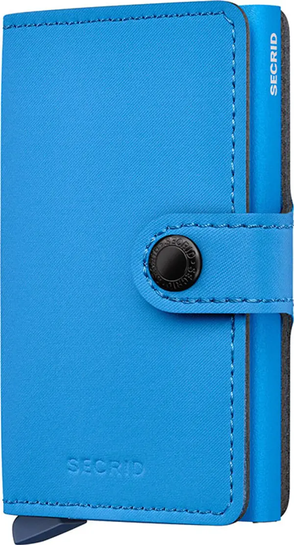 Secrid Secrid Miniwallet Yard powder Ultra Blue Unisex - Портфейли Secrid - Син - MYp-Ultra-Blue-One-size - Size: One size