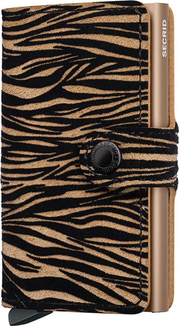 Secrid Secrid Miniwallet Zebra Beige Unisex - Портфейли Secrid - Beige - MZe-Beige-One-size - Size: One size