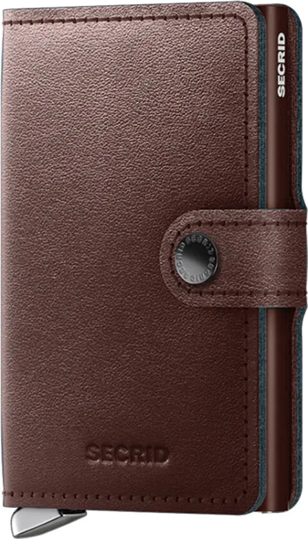 Secrid Secrid Premium Miniwallet Dusk Dark Brown Unisex - Портфейли Secrid - Кафяв - MDu-Dark-Brown-One-size - Size: One size