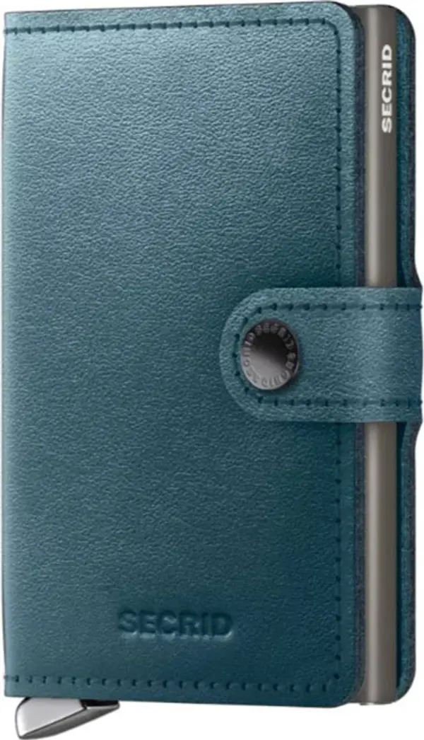 Secrid Secrid Premium Miniwallet Dusk Teal Unisex - Портфейли Secrid - Син - MDu-Teal-One-size - Size: One size