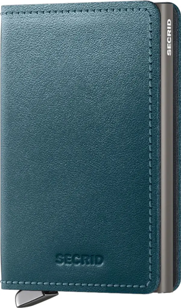 Secrid Secrid Premium Slimwallet Dusk Teal Unisex - Портфейли Secrid - Син - SDu-Teal-One-size - Size: One size