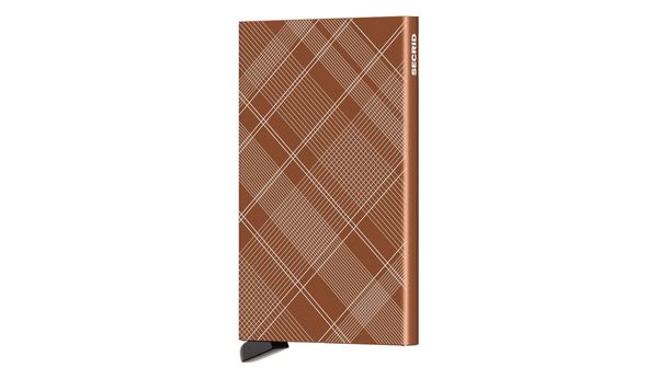 Secrid Secrid Cardprotector Laser Tartan Rust