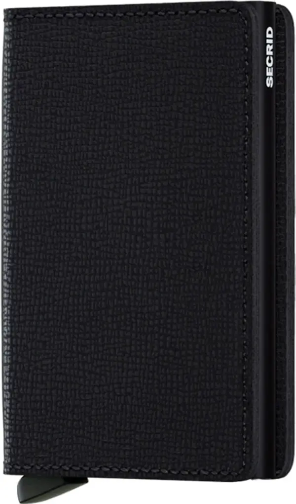 Secrid Secrid Slimwallet Crisple Black Unisex - Портфейли Secrid - Черен - SC-Black-One-size - Size: One size