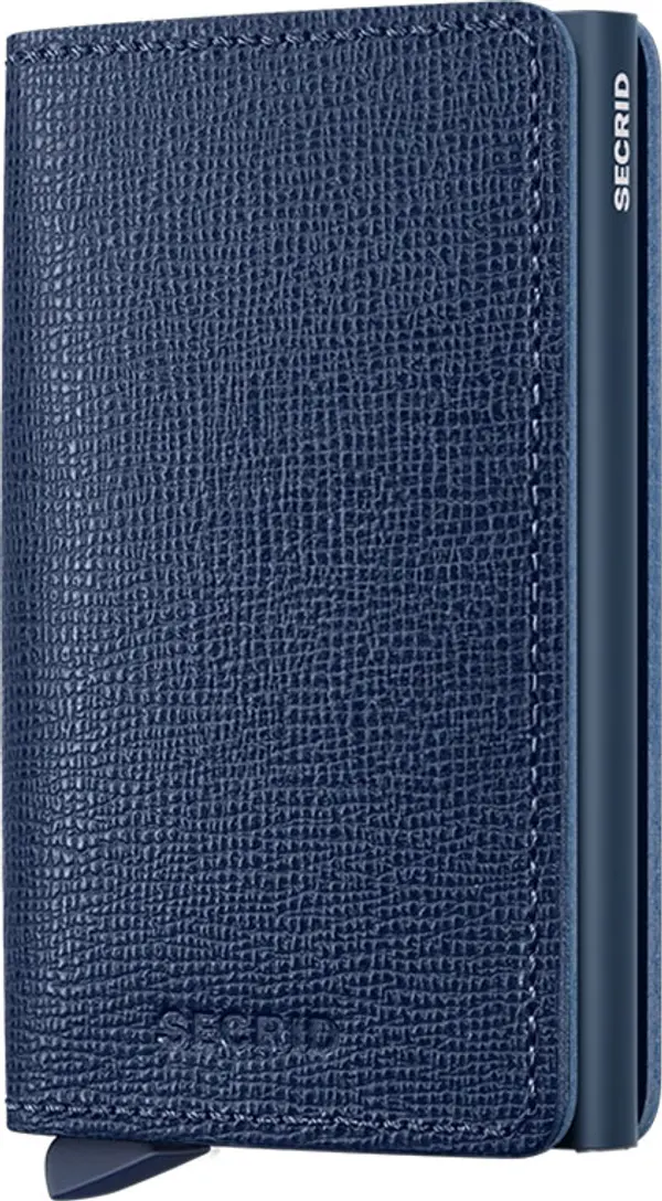 Secrid Secrid Slimwallet Crisple Navy Unisex - Портфейли Secrid - Син - SC-Navy-One-size - Size: One size