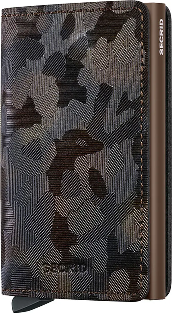 Secrid Secrid Slimwallet Jungle Brown Unisex - Портфейли Secrid - Кафяв - SJu-Brown-One-size - Size: One size