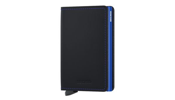 Secrid Secrid Slimwallet Matte Black & Blue