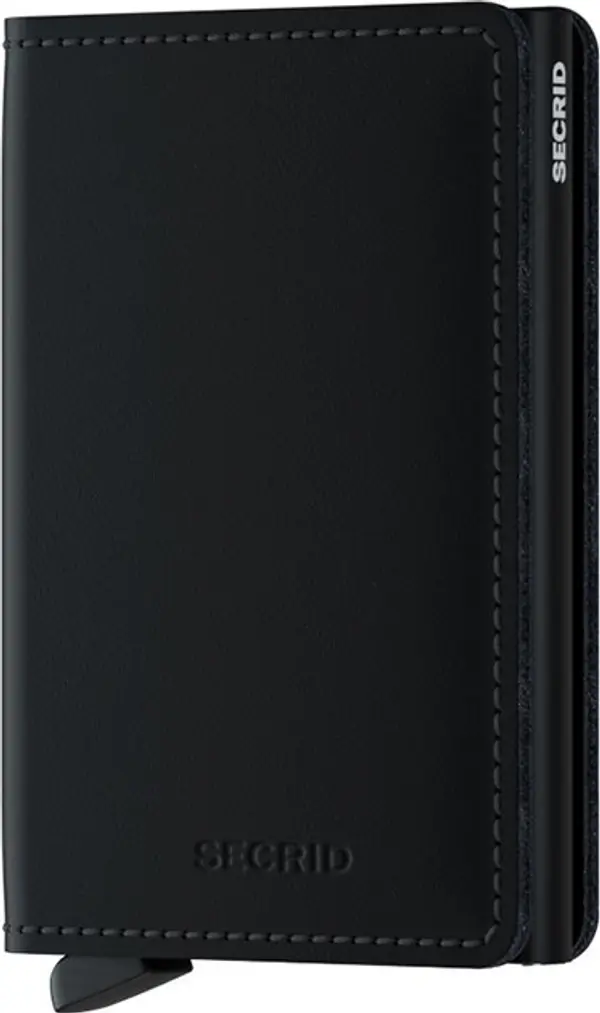 Secrid Secrid Slimwallet Matte Black Unisex - Портфейли Secrid - Черен - SM-Black-Matte-One-size - Size: One size