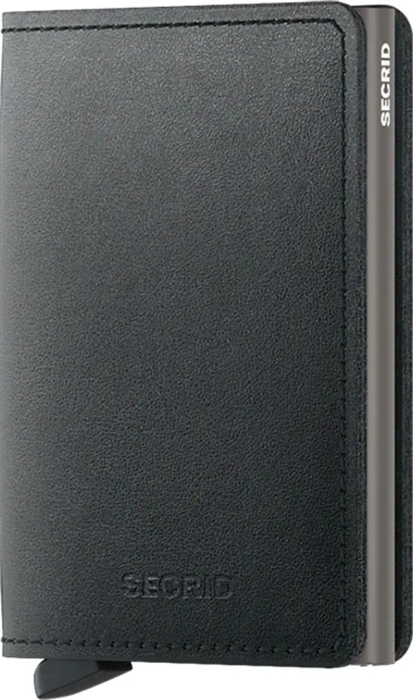 Secrid Secrid Slimwallet Mirum Plant Based Black Unisex - Портфейли Secrid - Черен - SMi-Black-One-size - Size: One size