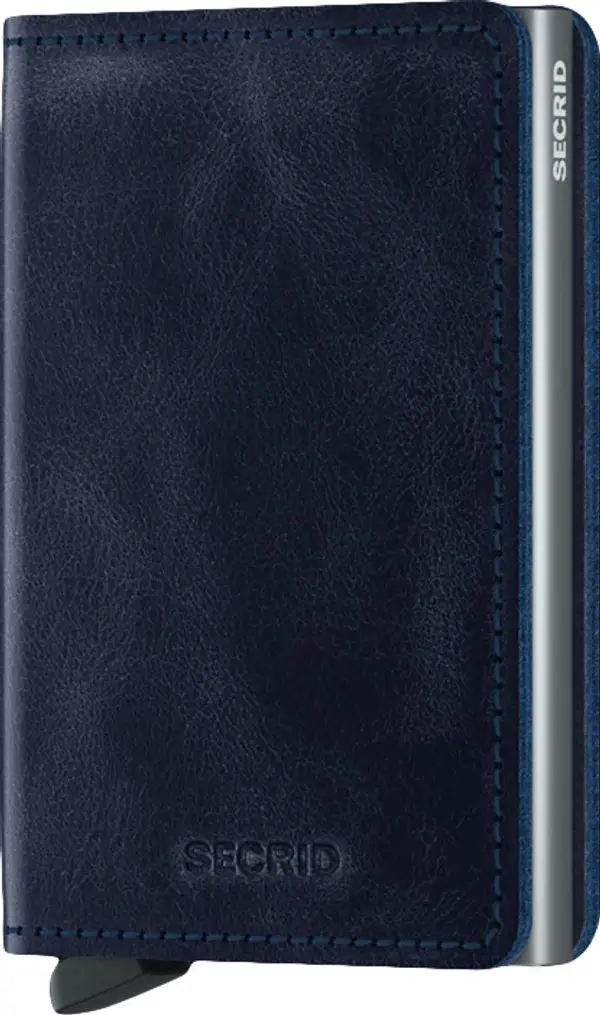 Secrid Secrid Slimwallet Vintage Blue Unisex - Портфейли Secrid - Син - SV-Blue-One-size - Size: One size