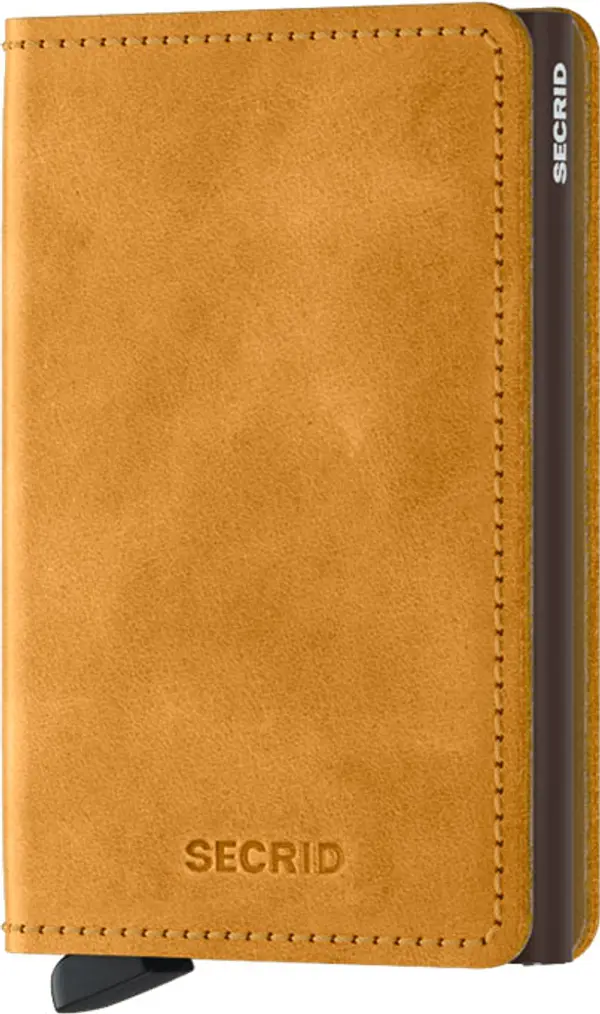 Secrid Secrid Slimwallet Vintage Ochre Unisex - Портфейли Secrid - Оранжев - SV-Ochre-One-size - Size: One size