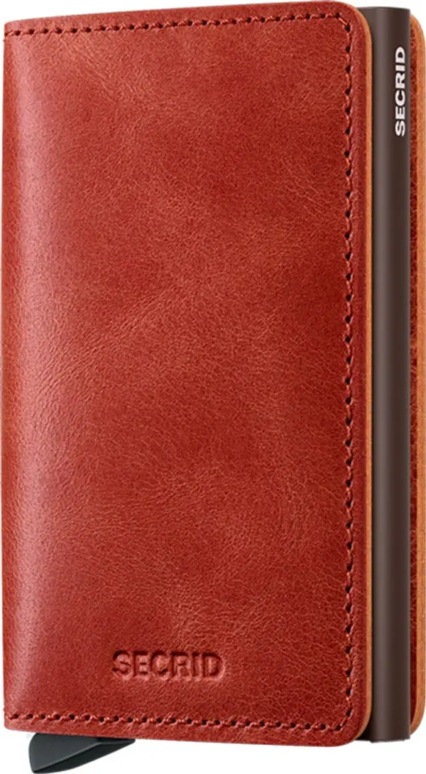 Secrid Secrid Slimwallet Vintage Orange Unisex - Портфейли Secrid - Оранжев - SV-Orange-One-size - Size: One size