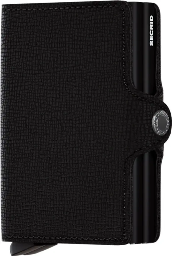 Secrid Secrid Twinwallet Crisple Black Unisex - Портфейли Secrid - Черен - TC-Black-One-size - Size: One size