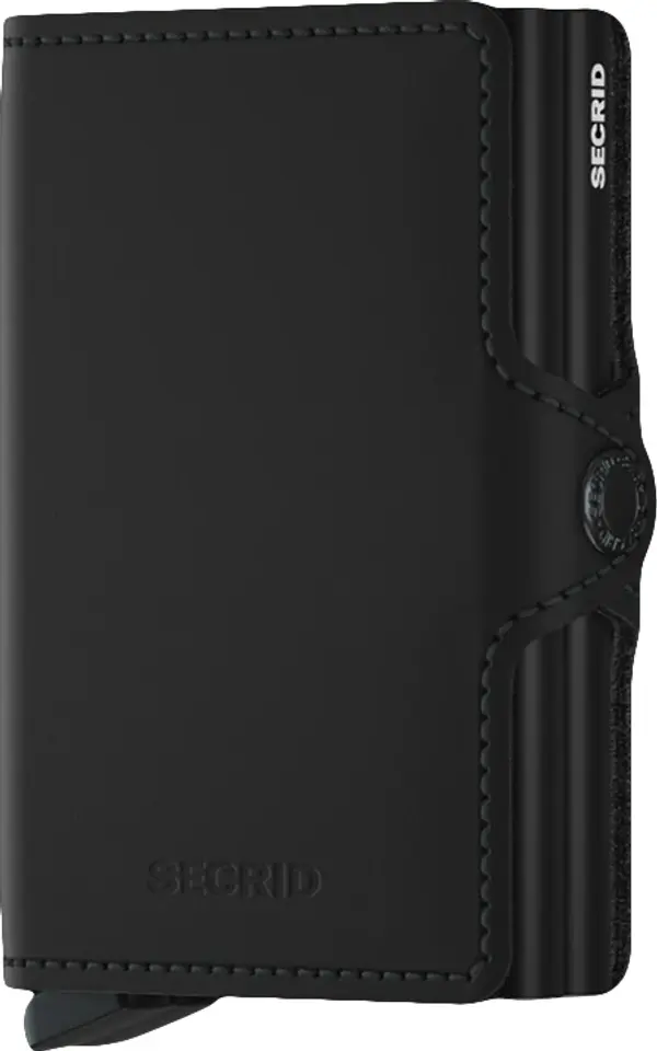 Secrid Secrid Twinwallet Matte Black Unisex - Портфейли Secrid - Черен - TM-Black-One-size - Size: One size
